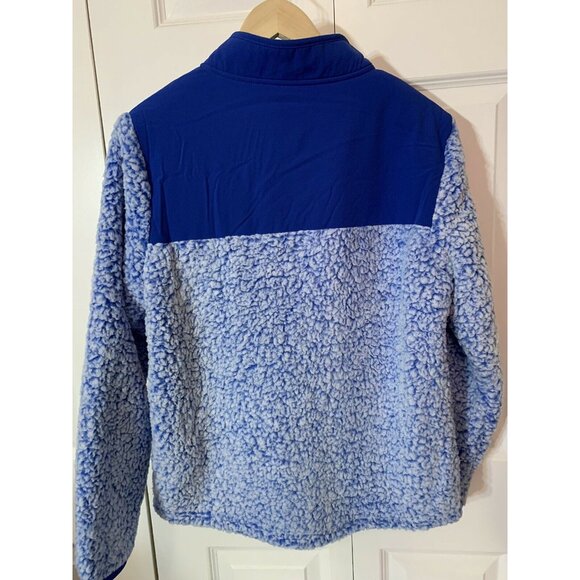 New‎ Wonder Nation Sherpa Pullover 1/4 Zip Kids Sz XXL 18 Blue Soft NWT - Picture 8 of 8